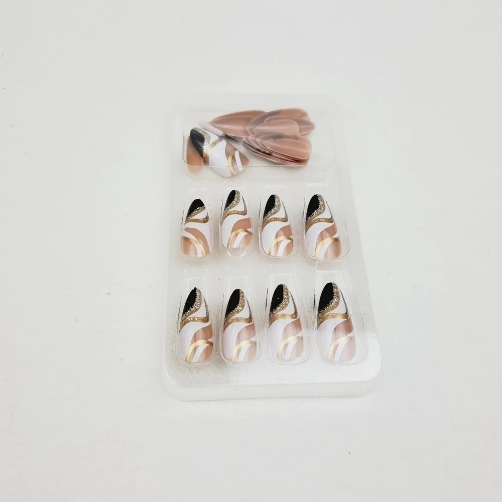 24 Pieces Fake Press On Nails